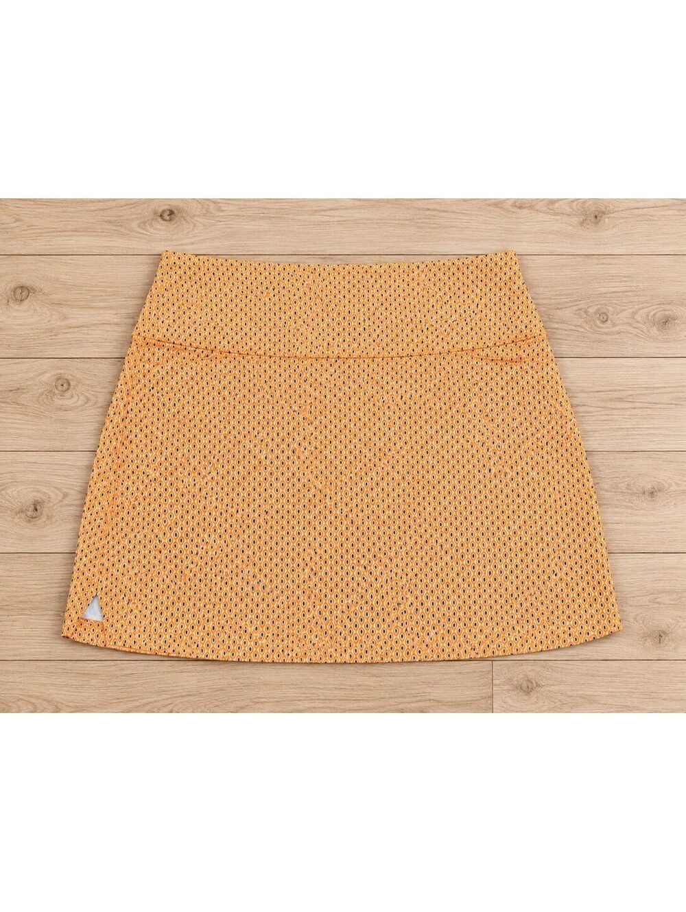 Lady Hagen Women’s Medium Orange Golf Skort Built In Shorts Geometric Athletic